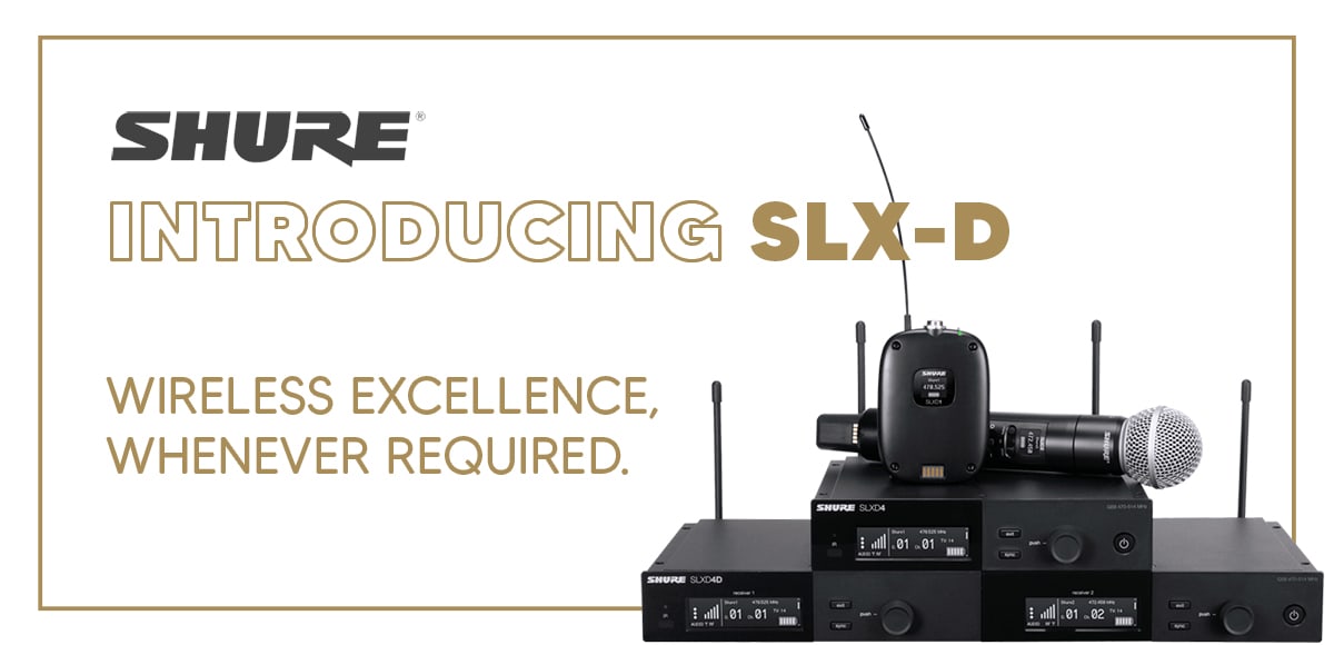 Shure introduceert nieuwe SLX-D | XLR