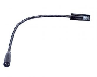 Littlite 12X-Hi – High Intensity Gooseneck Lamp with Straight 3-pin XLR Connector (12-inch)
