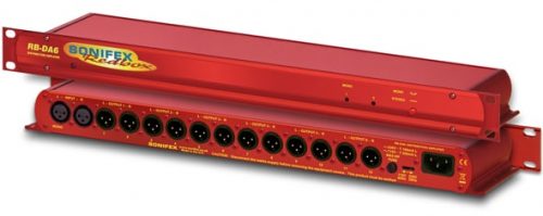 Sonifex RB-DA6 6-Way Stereo Distribution Amplifier | XLR