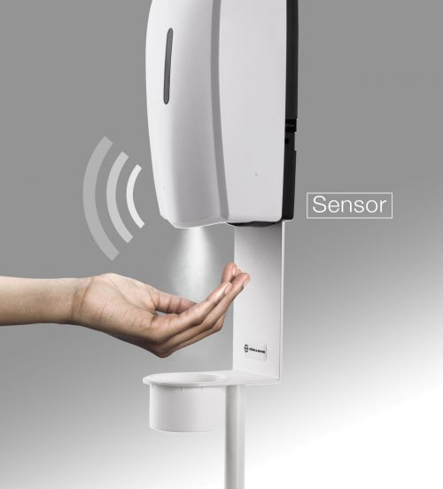 Ontsmettingsmiddel Houder met Sensor - 5 Liter Handgel Inclusief | XLR