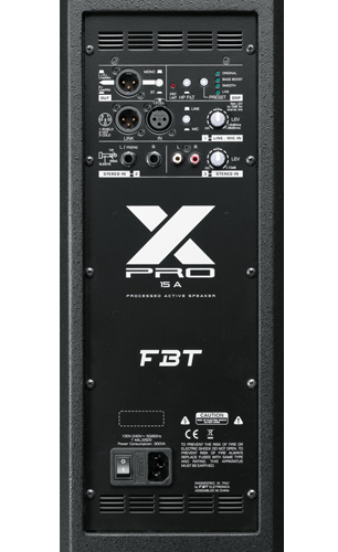 FBT X-PRO 15A | XLR