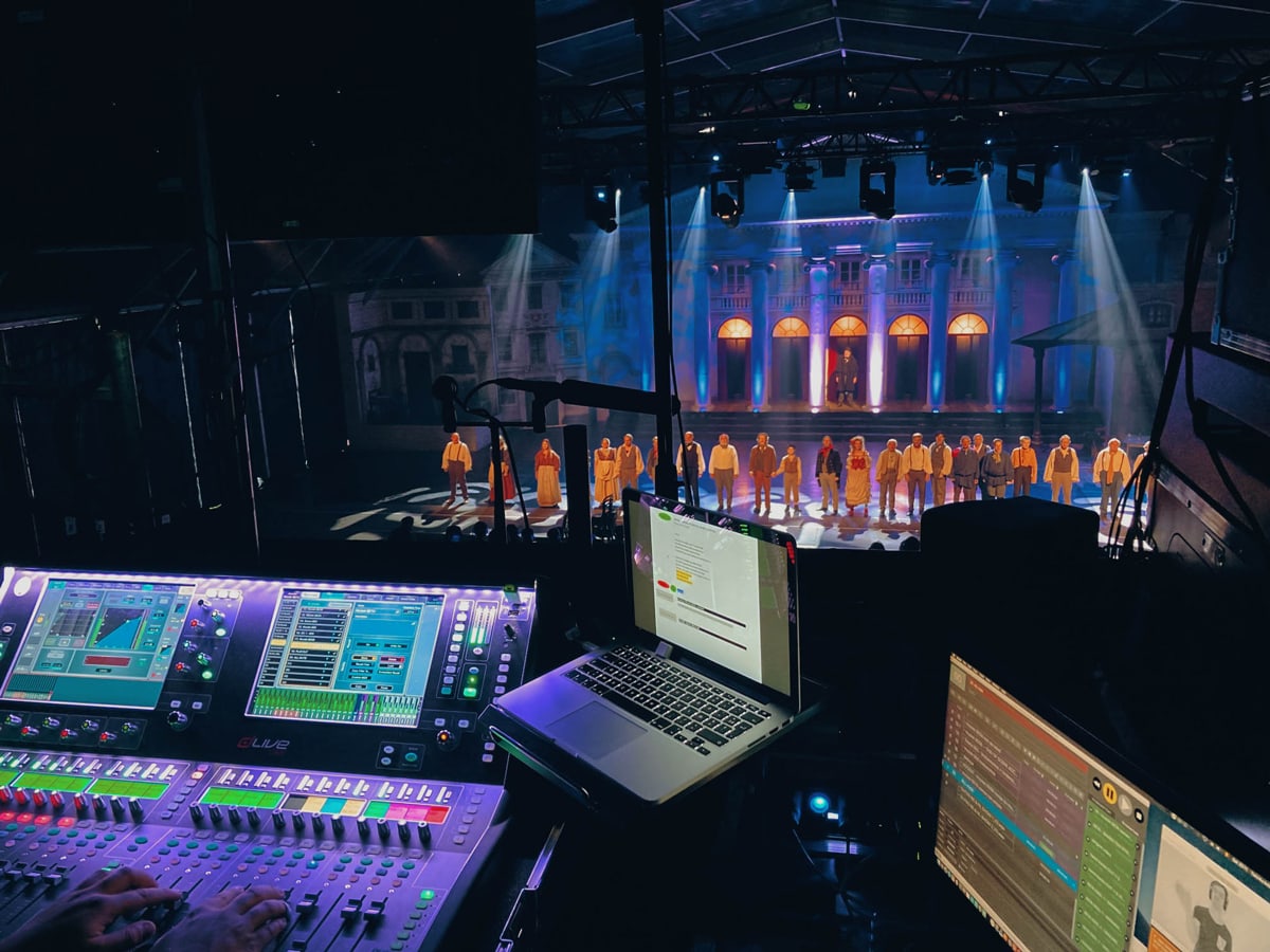 Impressive Musical '1830' On Castle Domain With dLive & Waves System Event Players 12